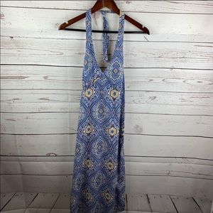 Tommy Hilfiger Blue Print Halter Sundress